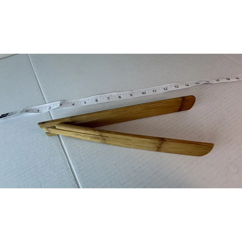Pampered Chef Bamboo Salad Tongs 14